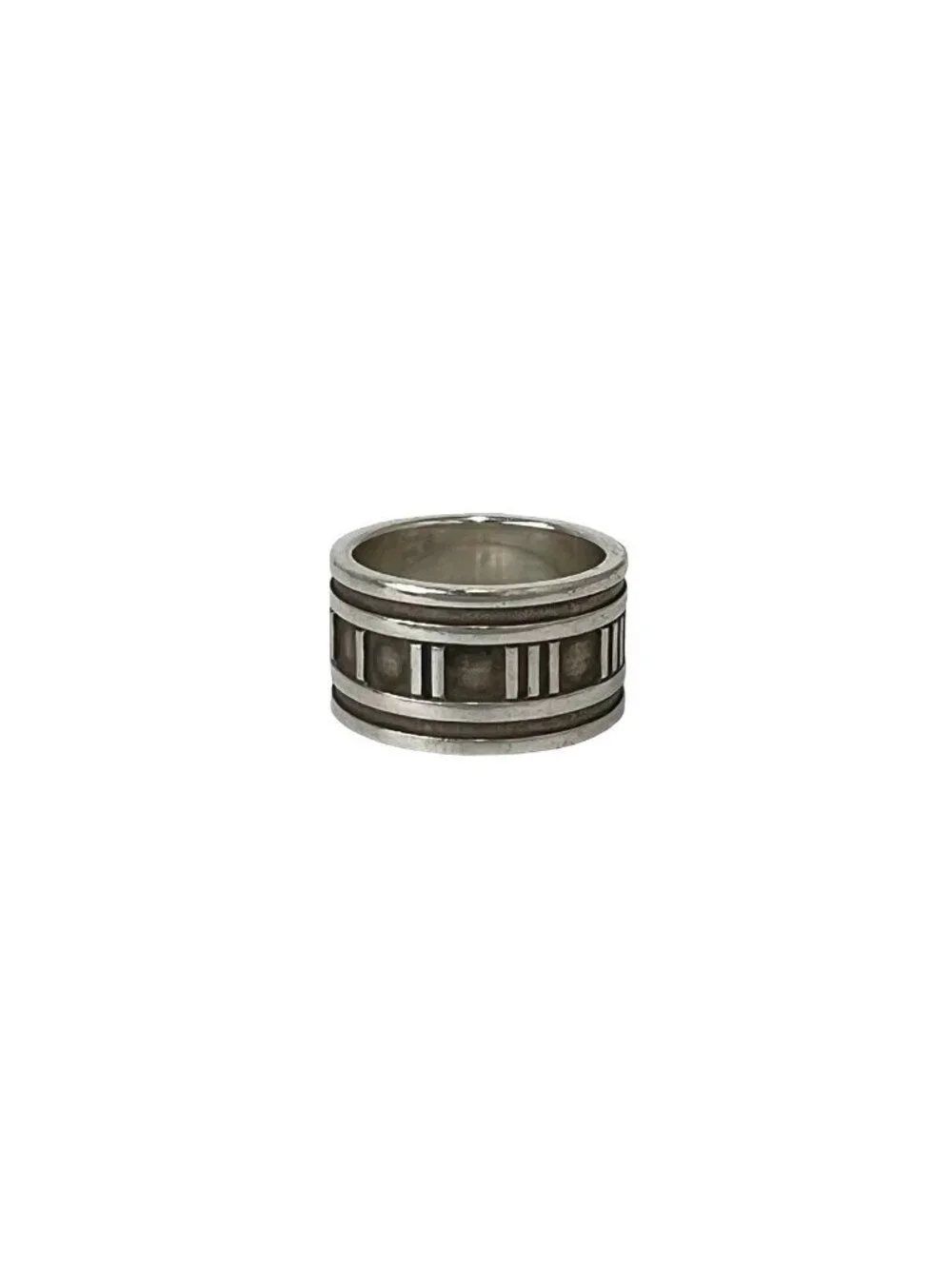 Tiffany & Co Atlas Wide Ring 925 Sterling Silver